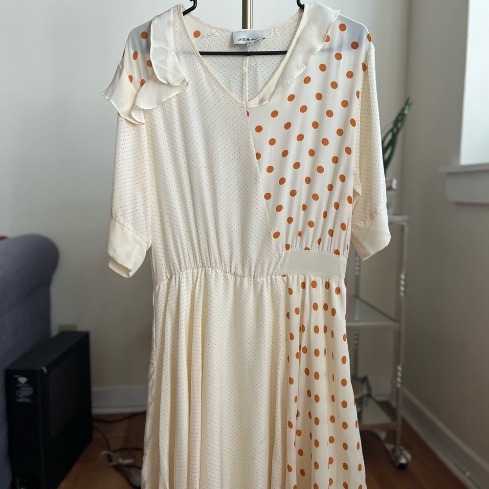 3.1 Phillips Lim silk A line dress knee length 4
